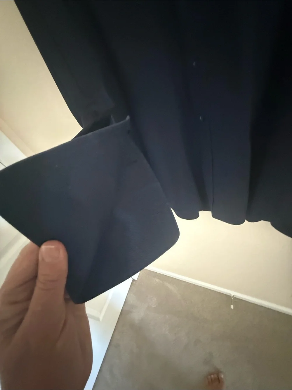 Gucci Men's Dark Navy Button-Down Dress Shirt